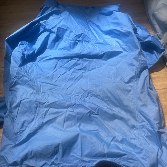 Mountain Hardwear Blue Raincoat Lightweight Waterproof - Picture 3 of 3